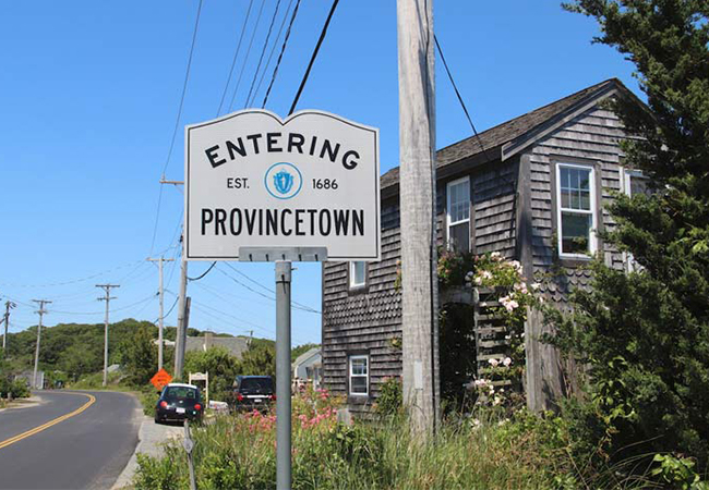 Entering Provincetown